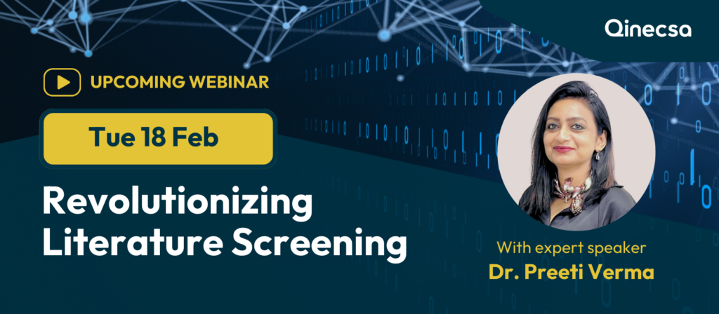 Join the literature screening webinar